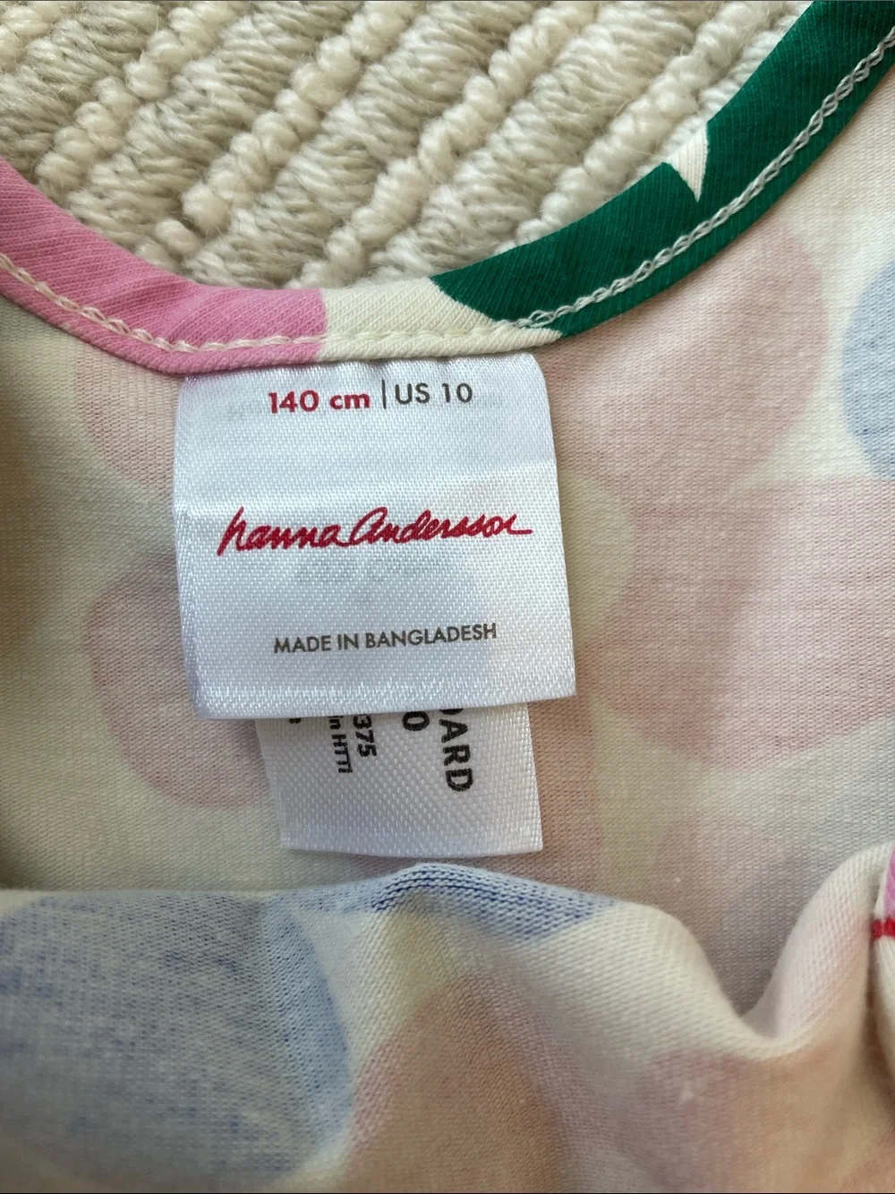 Hanna Andersson Multicolor Floral Long-Sleeve Twirl Dress